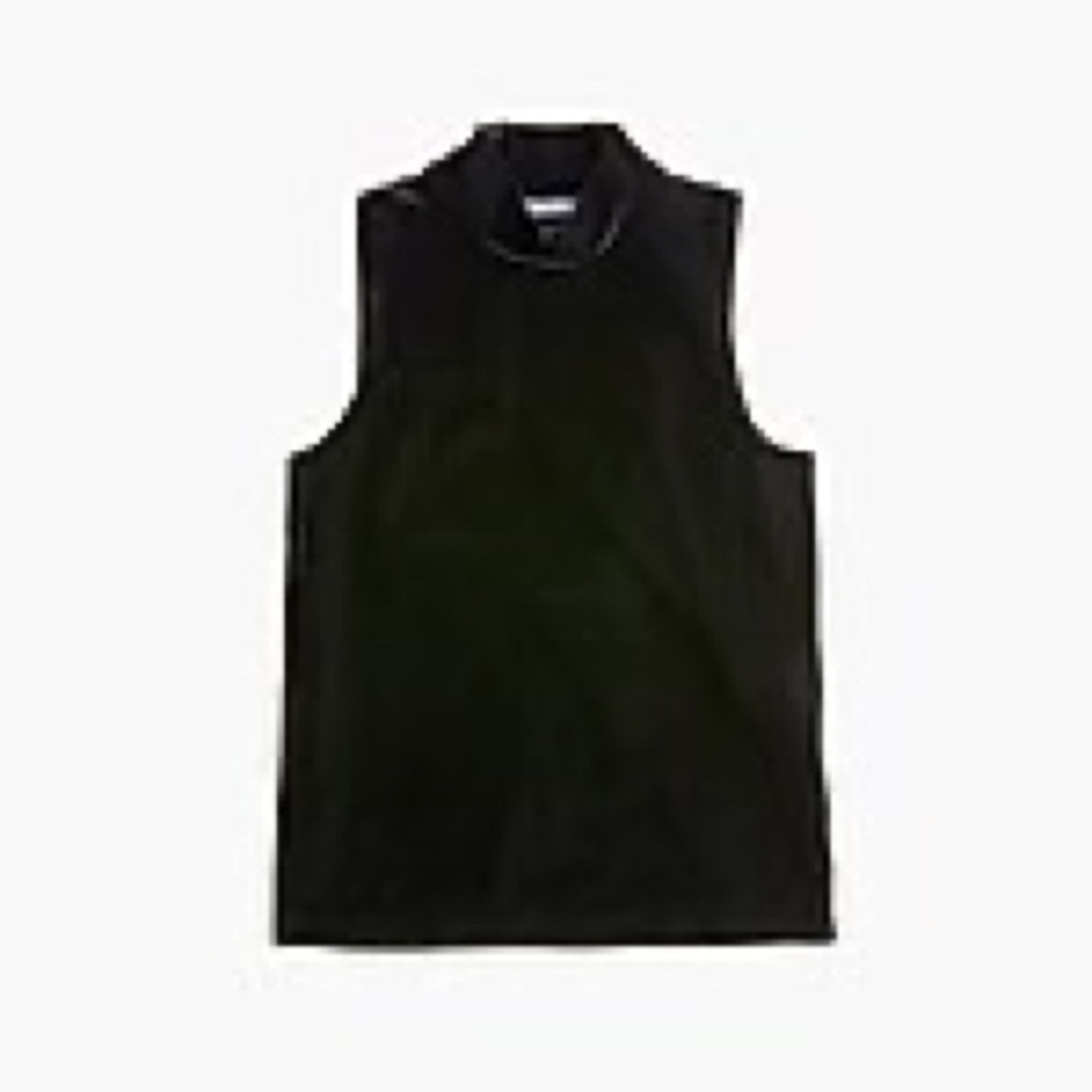 J.Crew Velvet mockneck tank top J7852